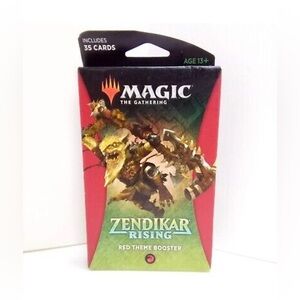 Magic: The Gathering Zendikar Rising Red Theme Booster Pack Factory Sealed (35)